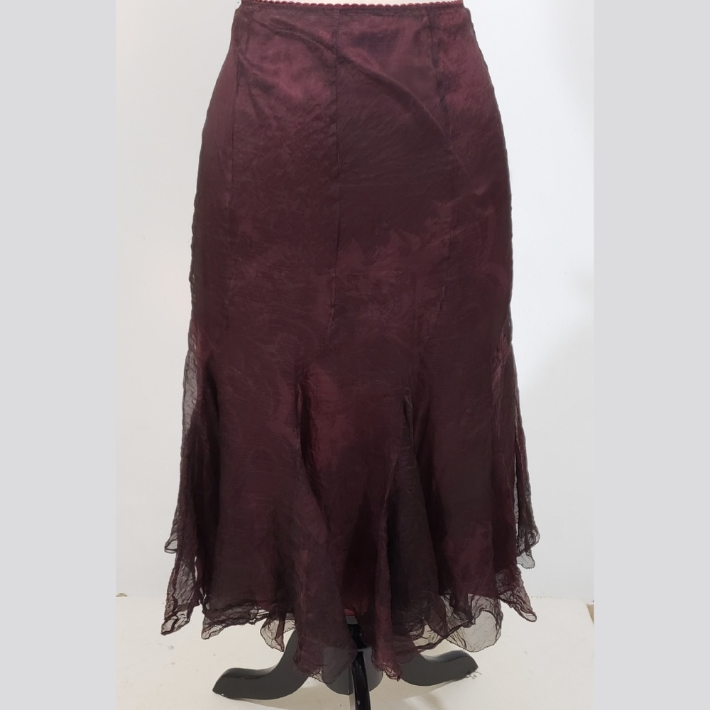 Elie Tahari Long Skirt  sz 10 festival